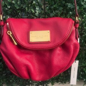 Marc Jacobs Vibrant Crimson Crossbody Bag